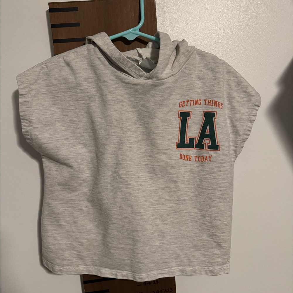 Boys Zara tee with hood